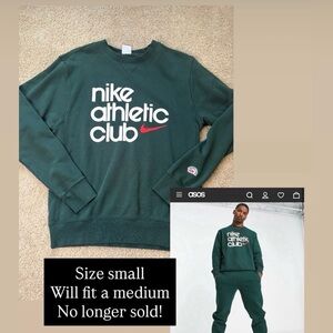 Green Nike crewneck